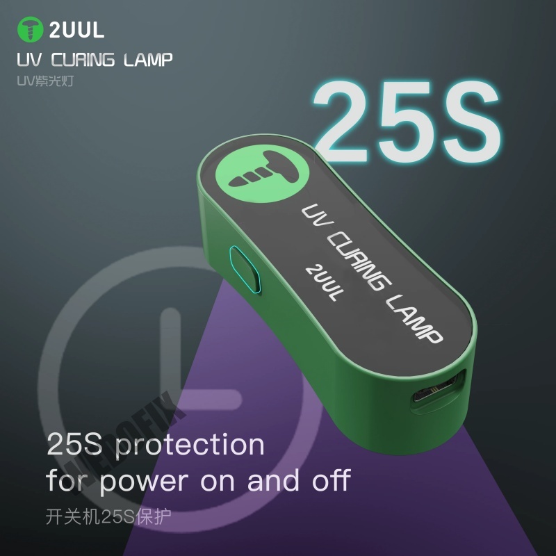 2UUL SC08 UV Curing Lamp Type C Charging Port for Solder Mask Using