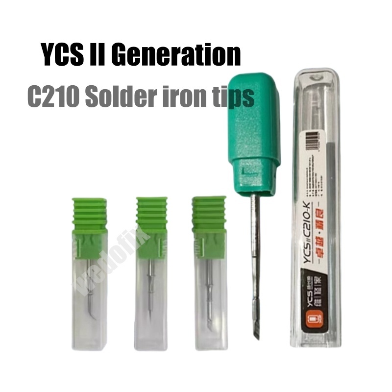 YCS Repair Matster 2nd C210 Solder Iron Tips Premium Quality Soldering Head for C210 Handle
