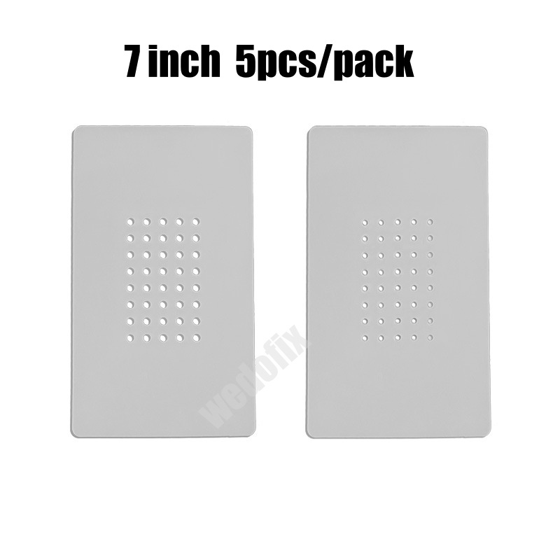 7inch 14inch Anti-slip Rubber Pad Small Hole Silicone Pad Phone Separartor Machine Replacement Insulation Mat - 5pcs/pack