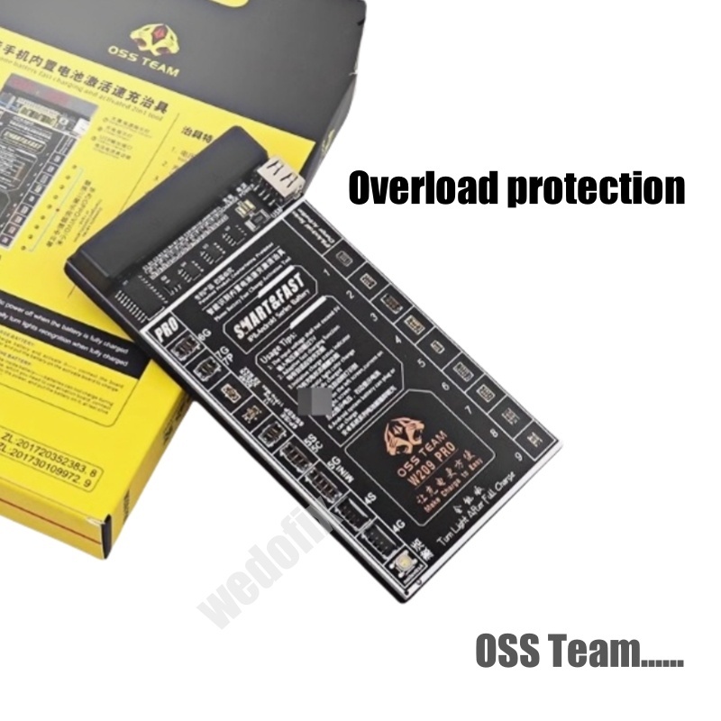 OSS W209 Pro V10 Battery Activation Board Overload Protection for iPhone 16 15 14 13 12 11 X 8 7 6 Watch and Android