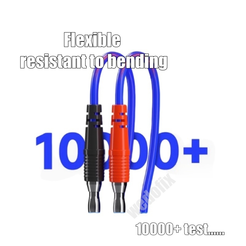 Mechanic Power Supply Cable Thicker Cooper Wire Soft FPC Flex for iPhone 16 15 14 13 12 11 X 8 7 6 & Android