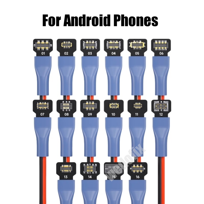 Mechanic Power Supply Cable Thicker Cooper Wire Soft FPC Flex for iPhone 16 15 14 13 12 11 X 8 7 6 & Android