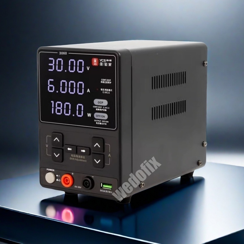 YCS 30V 6A 180W Digital Display DC Power Supply for Mobile Phone Electronics Repair