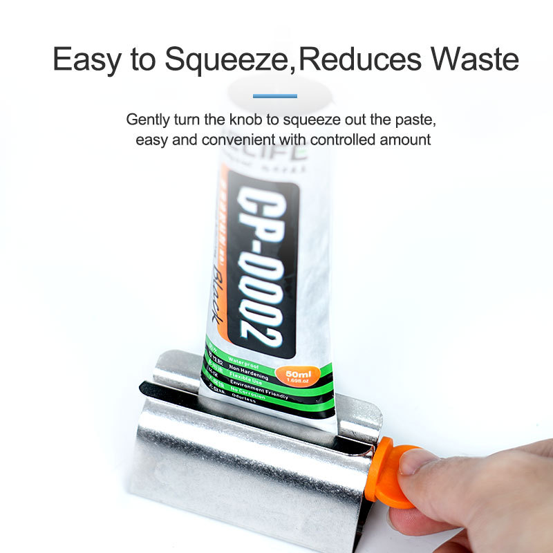 2pcs/Lot - Relife Universal Glue Squeezer Stainless Steel Screen Adheisve Pusher No Waste and Easy Operation