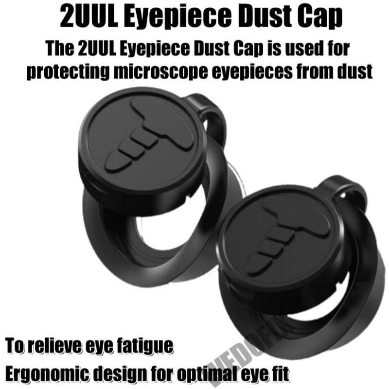 2UUL MS81 Dustproof Cap for Microscope Eye Lens Easy Install Prevent Dust