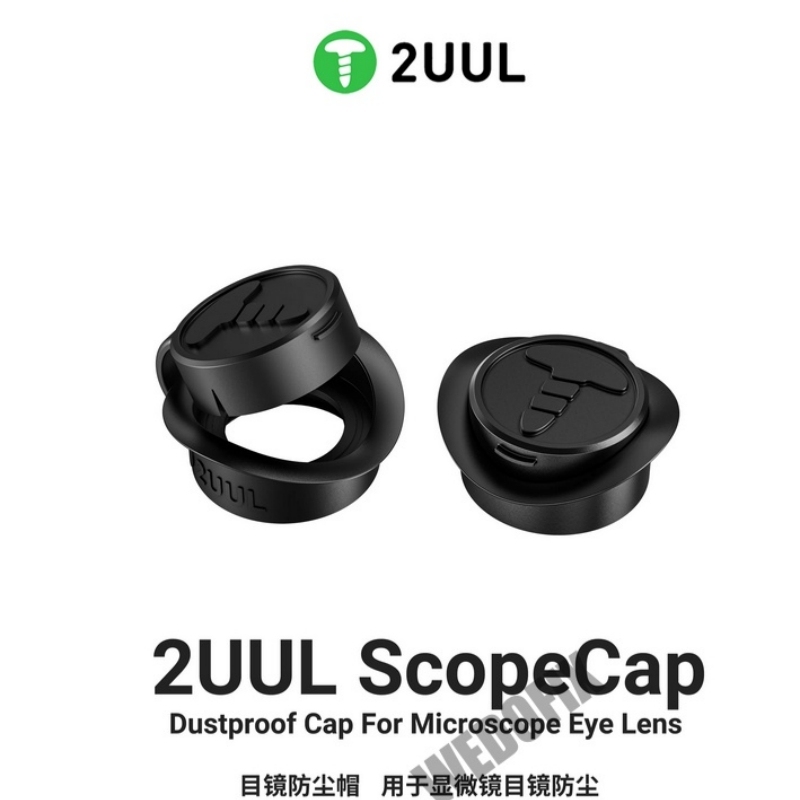 2UUL MS81 Dustproof Cap for Microscope Eye Lens Easy Install Prevent Dust