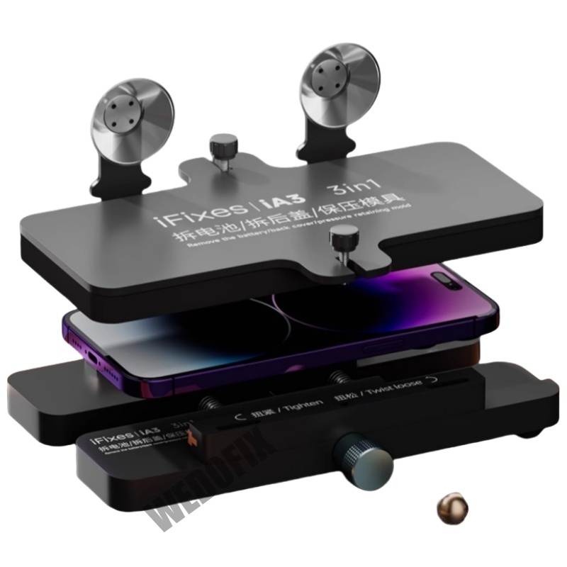 iFixes Screen Removal and Pressure Fixture Back Rear Glass Holder for Screen LCD Repair
