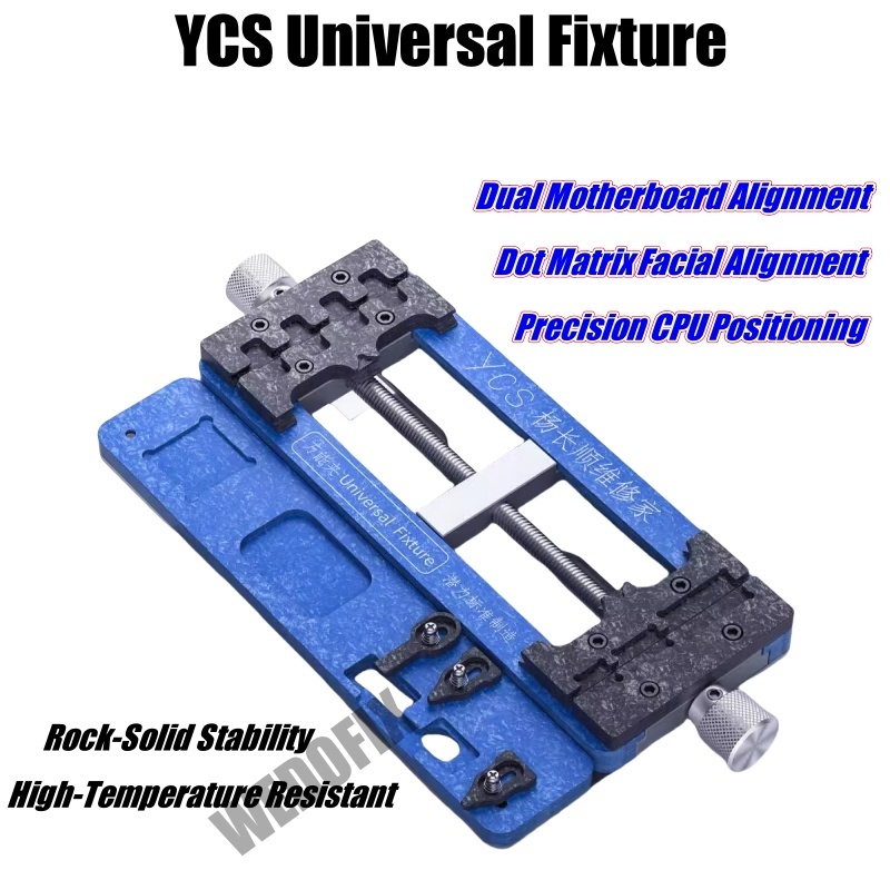 YCS Universal Phone Logic Board Fixture Face ID IC holder Chip Clamp for iPhone Android Motherboard Repair