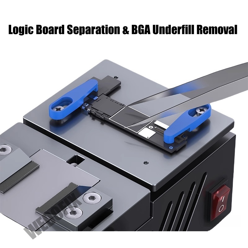 WYLIE Phone Motherboard IC Glue Remove Tools Logic Board Heating Pad for iPhone Android Phone Chip Repair