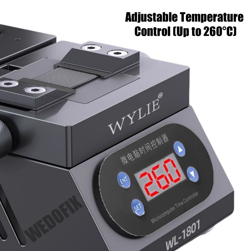 WYLIE Phone Motherboard IC Glue Remove Tools Logic Board Heating Pad for iPhone Android Phone Chip Repair