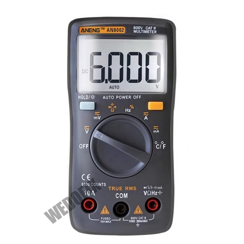 ANENG 8002 Digital Display Multimeter High Precision Auto-Ranging Anti-Burn for Electrical Mobile Phone Repair