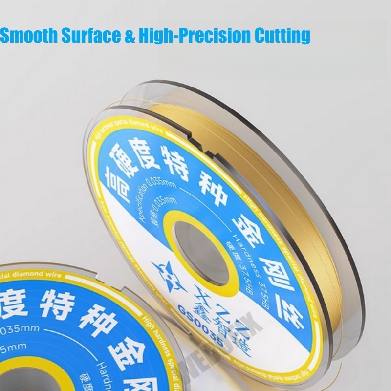 XZZ 0.035mm 100m Diamond Cutting Wire Nano High-Hardness Screen Cutting Wire for Mobile Phone LCD Screen Separation