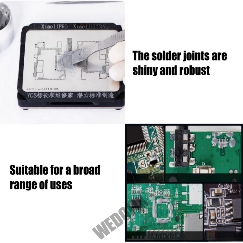 YCS Lead Free Solder Paste High Temp Repair Solder Flux for iPhone Electronics Soldering Work