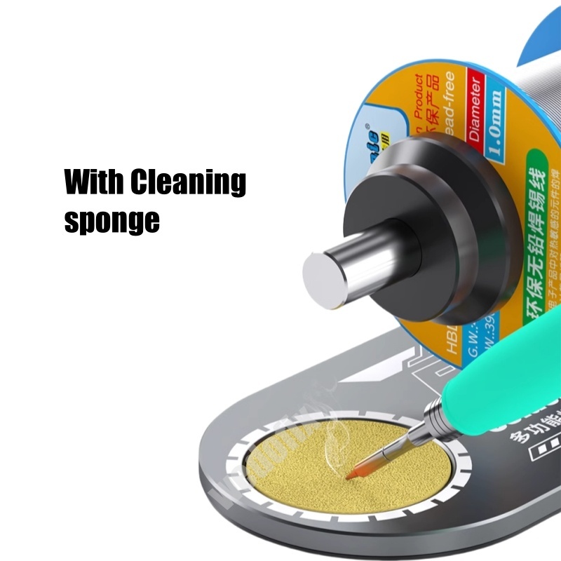 Mechanic Multifuncational Solder Iron Tip Organizer Solder Wire Holder with Soldering Tip Clean Sponge