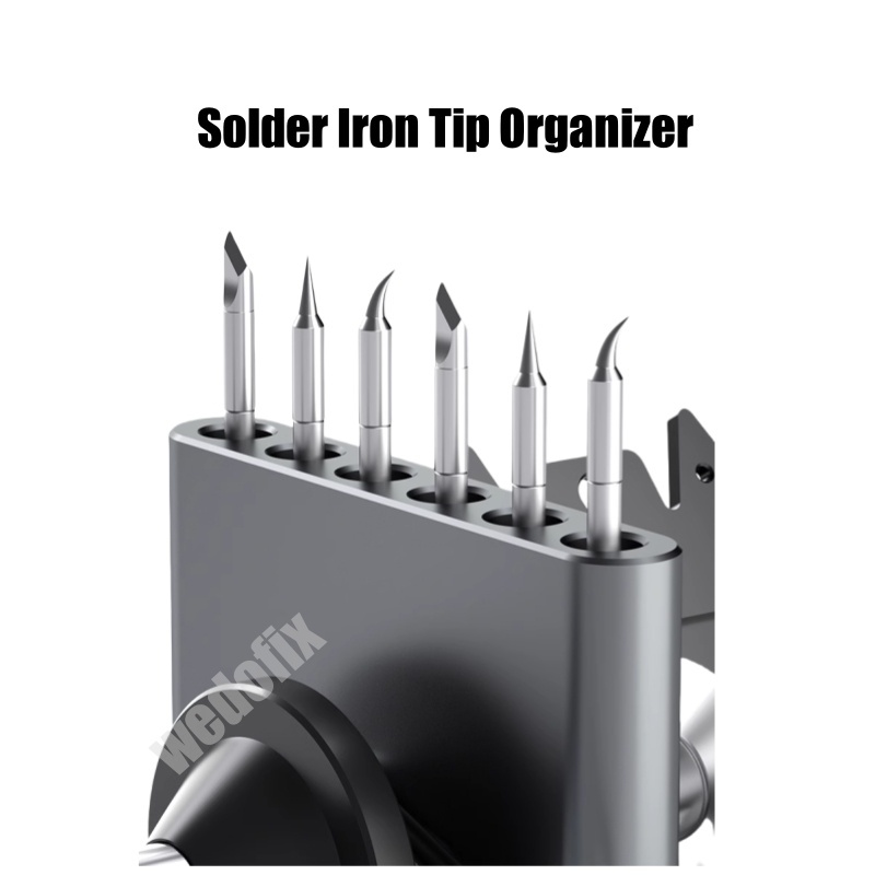 Mechanic Multifuncational Solder Iron Tip Organizer Solder Wire Holder with Soldering Tip Clean Sponge