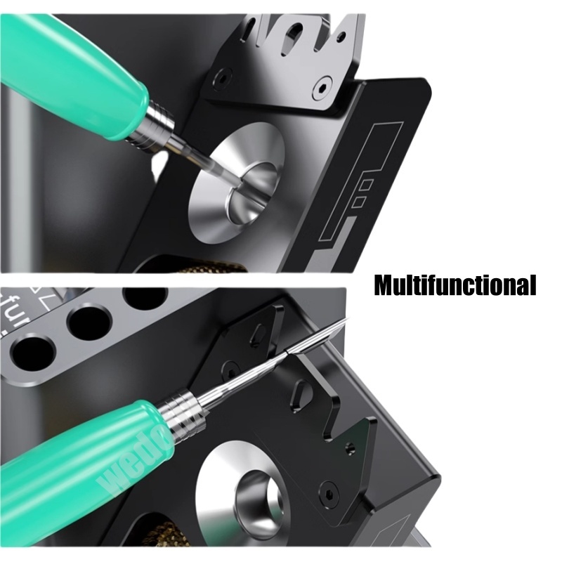Mechanic Multifuncational Solder Iron Tip Organizer Solder Wire Holder with Soldering Tip Clean Sponge