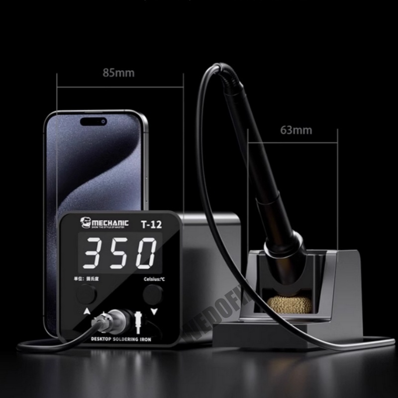 Mechanic T12 Soldering Iron Station with Digital Display Temperature Control for Phone Repair Soldering Work