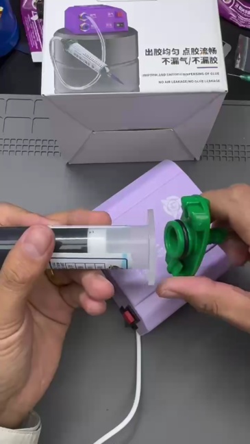Lanrui Mini Glue Dispenser Multifunctional and Professional Screen Adheisve Pusher Clean Dust for Mobilephone Screen and Glass Repair