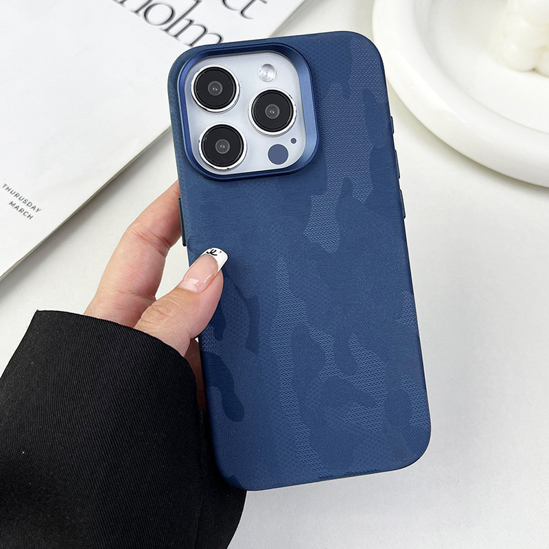 Magsafe Phone Case Luxury Camouflage Case Antifall Protective Shell for iPhone 16 15 14 13 12