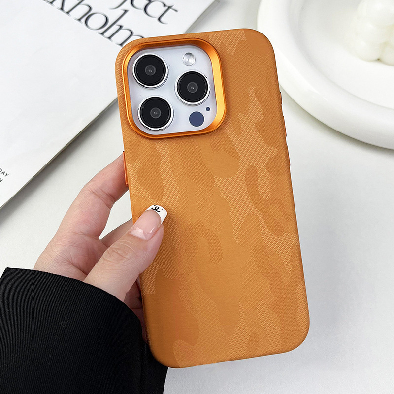 Magsafe Phone Case Luxury Camouflage Case Antifall Protective Shell for iPhone 16 15 14 13 12