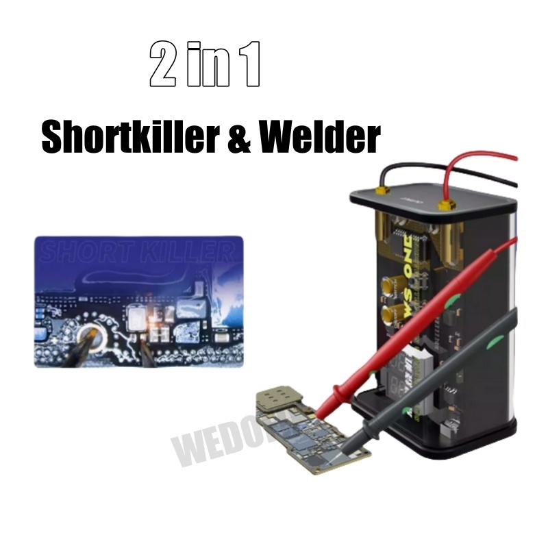 Mechanic Pulse Battery Spot Welding Machine 2 in 1 Shortkiller Machine Adjustment Speed for Battery Logic Board Repair
