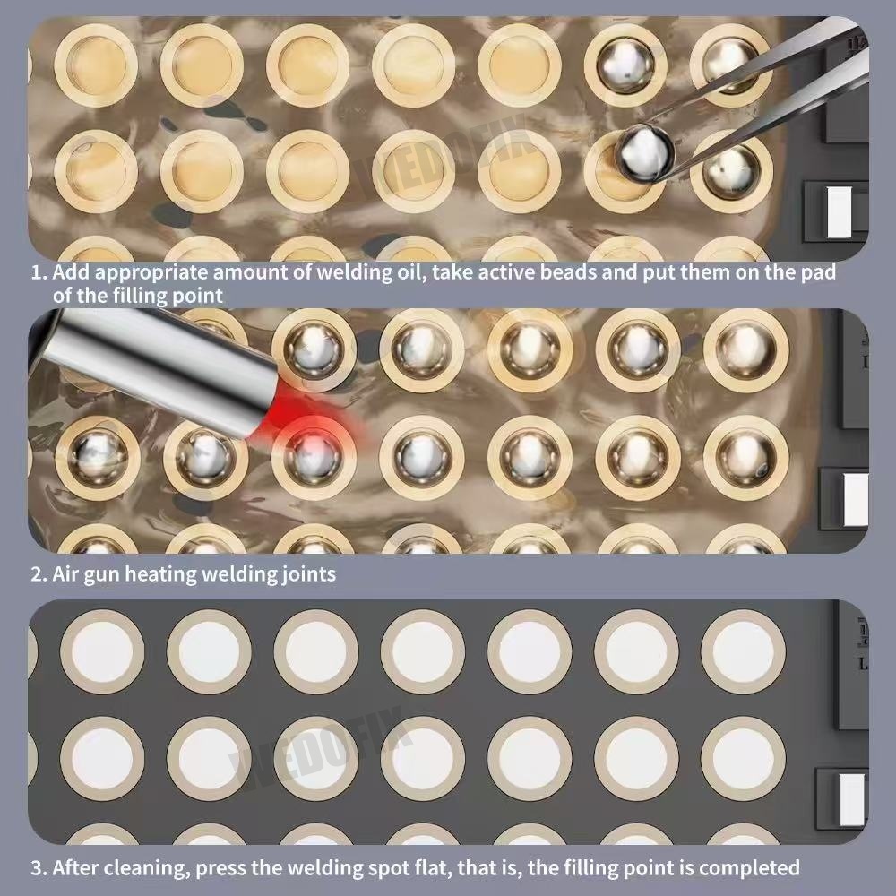 Lanrui CT60 Solder Balls Soldering Wire Without Looping Flying Wire for iPhone Andoird Motherboard Repair