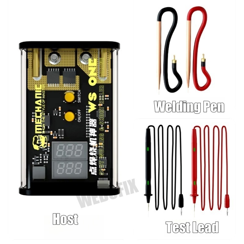 Mechanic Pulse Battery Spot Welding Machine 2 in 1 Shortkiller Machine Adjustment Speed for Battery Logic Board Repair