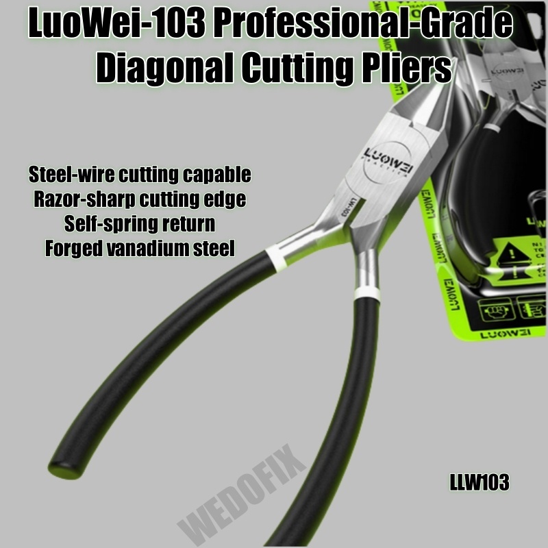LuoWei 103 Multi-function Angled Pliers Hardened Steel Shiled Bezel Frame Cutter for iPhone Android Repair
