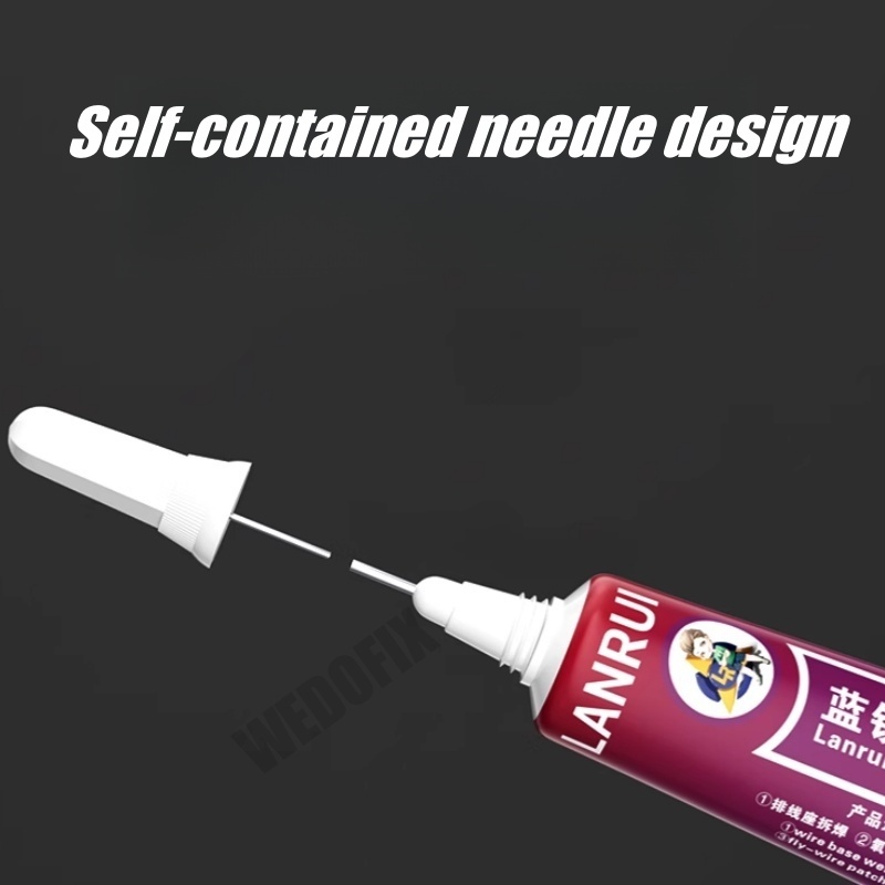 Lanrui K9 Thixotropic Desoldering Paste Low-Smoke Solder for Flex Cable Sockets Mid-Layer Oxygen Repair and PCB Rework