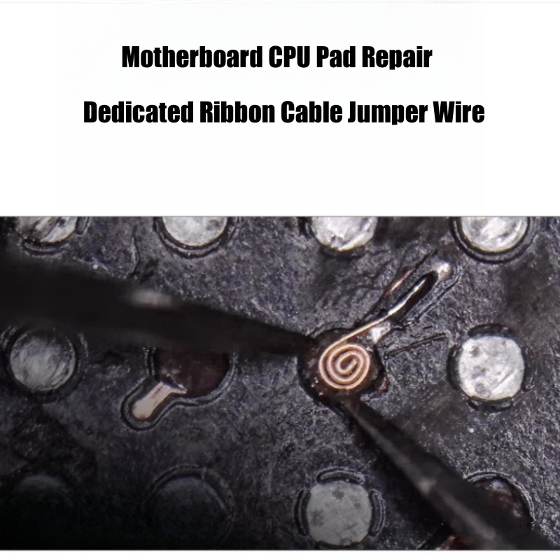 Mechanic 0.005mm PCB Repair Insulated Jumper Wire Non-Enameled Silver Solder Wire for Phone Logic Board Fingerprint Repair