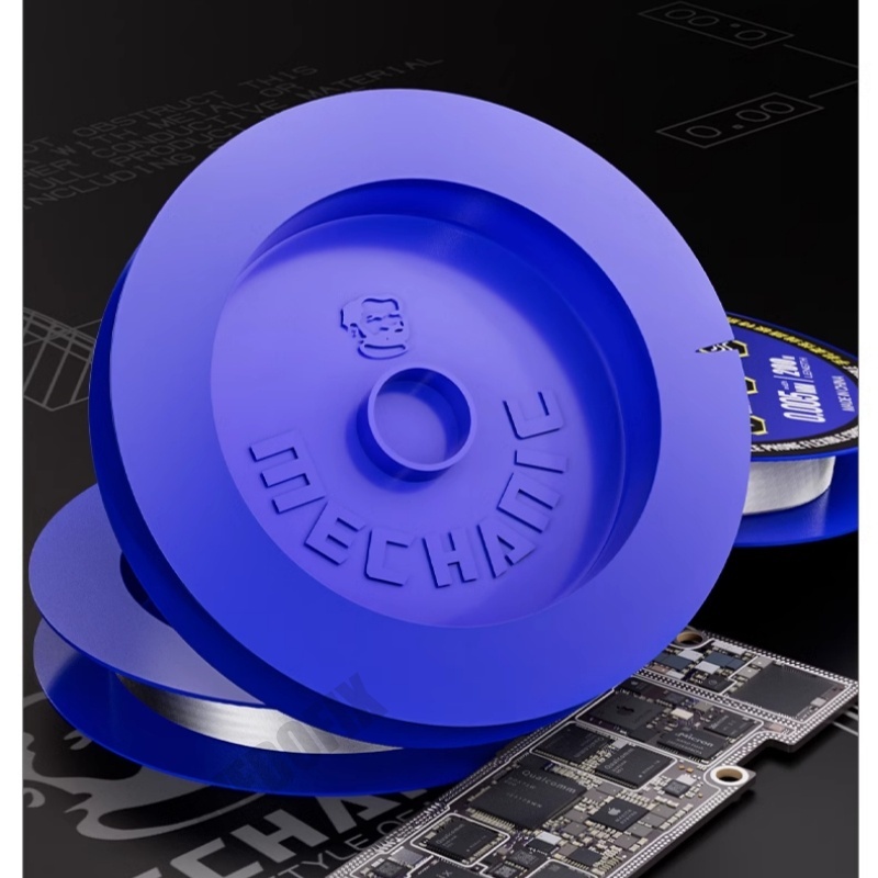 Mechanic 0.005mm PCB Repair Insulated Jumper Wire Non-Enameled Silver Solder Wire for Phone Logic Board Fingerprint Repair