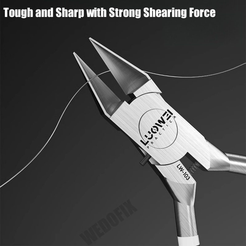 LuoWei 103 Multi-function Angled Pliers Hardened Steel Shiled Bezel Frame Cutter for iPhone Android Repair