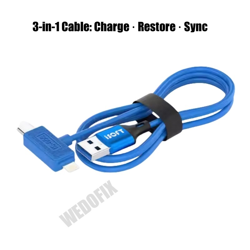 Universal DFU Cable with Type C Connector for iPhone 16 15 14 13 12 11 iPad Flash Data Recovery