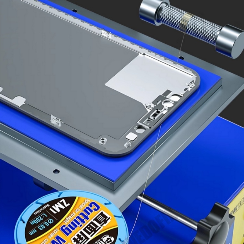 Mechanic Ultra Hard Diamond Screen Cutting Wire 0.028 0.03mm Phone Screen Separator Line for iPhone Samsung Edge LCD Refurb