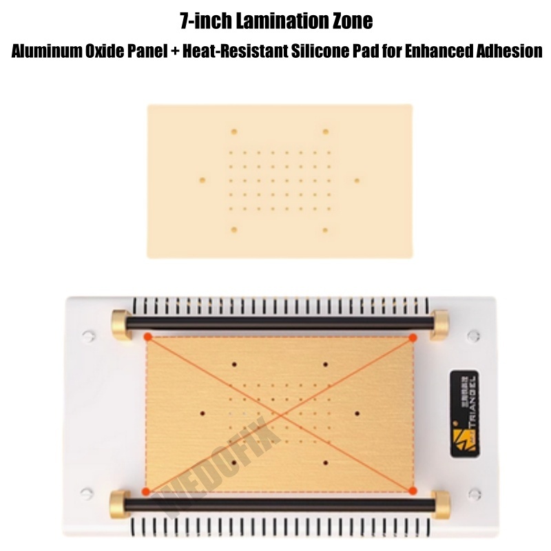 Professional 3 in 1 Phone Screen Separator with Built-in Vacuum LCD Frame Removal Machine for iPhone Samsung Edge Screen Refurb
