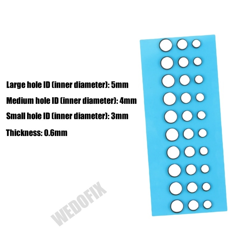 Universal Thickened Front Camera Dust Cover Compatible with Under-Display Cameras Lens for iPhone Android