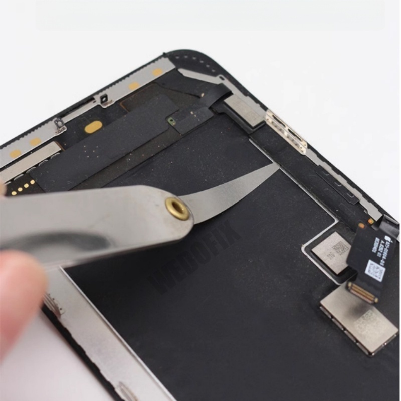 0.05mm Ultra Thin Curved Screen Pry Tool with Hook Phone Bracket Removal Kit for iPhone Samsung Edge Screen Frame Disassembly
