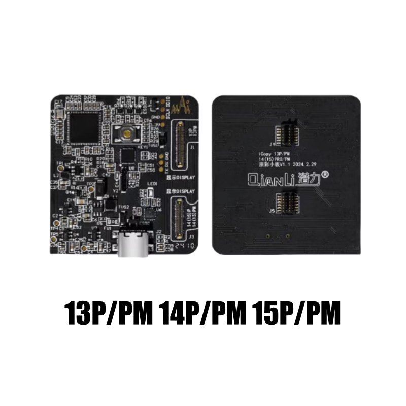 Qianli iCopy Plus 2.3 True Tone Repair Instrument with Battery Testing Board for iPhone 15 14 13 12 11 8P Xsmax LCD EEPROM Programmer