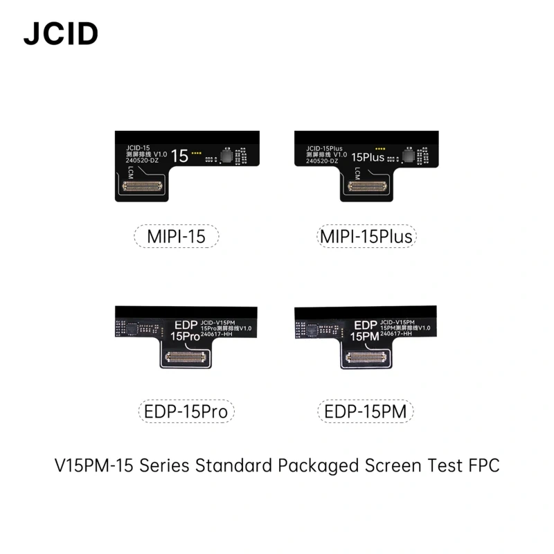 JC V15PM Screen Tester for iPhone 16 15 14 13 12 11 X MIPI&EDP Compatible