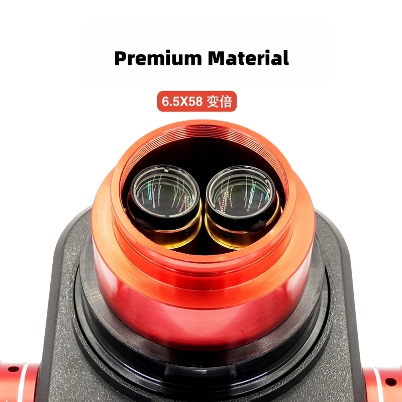 YCS6558X HD Trinocular Microscope with 10*23 Eyepieces 144 LED Microscope 360° Rotation Arm Holder