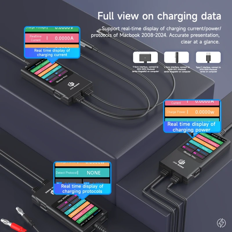JCID iBooter Mac Current Analyzer for Macbook Charging Repair Support from 2008 - 2025 All Models