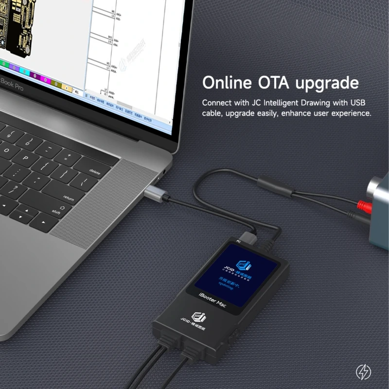 JCID iBooter Mac Current Analyzer for Macbook Charging Repair Support from 2008 - 2025 All Models