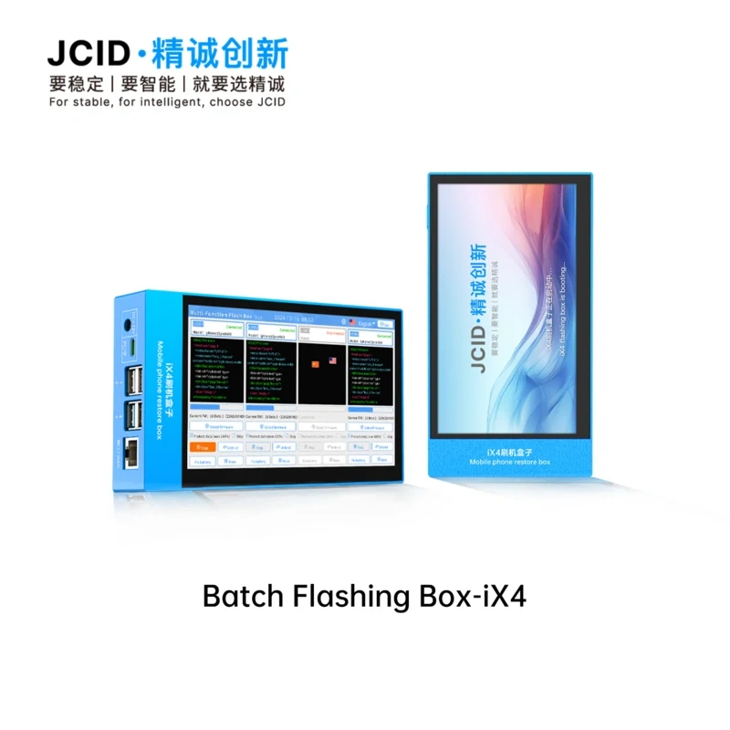 JCID Batch Flashing Box iX4 Multi-Port Battery Health One-Key Unbind iPhone Flash