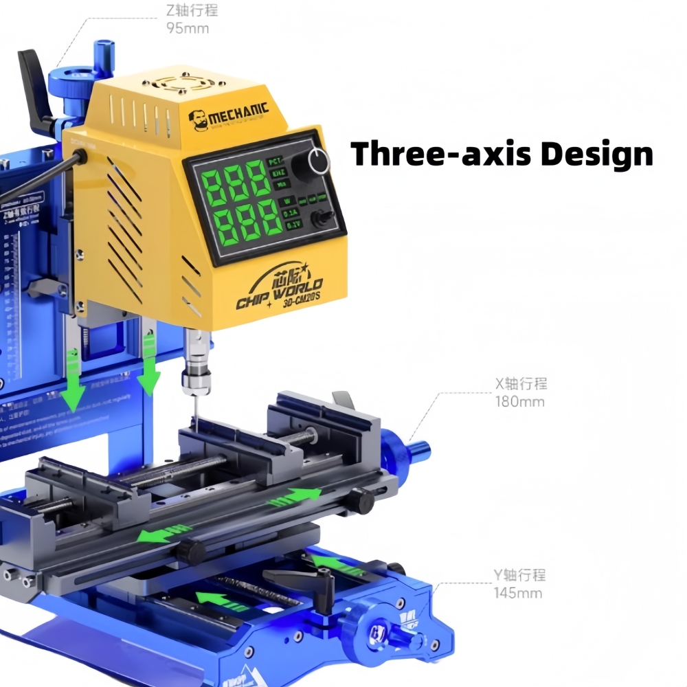 Mechanic CNC Machine Professional Mobile Repair System - Multi-Function IC Grinding Machine for NAND/CPU/WiFi Screen IC Polishing