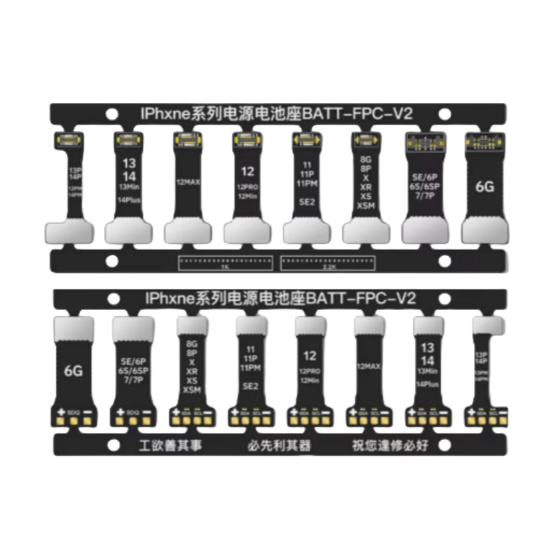 WL Battery FPC Socket Power Supply Cable Battery Connector for iPhone 14 13 12 11 X 8 7 6