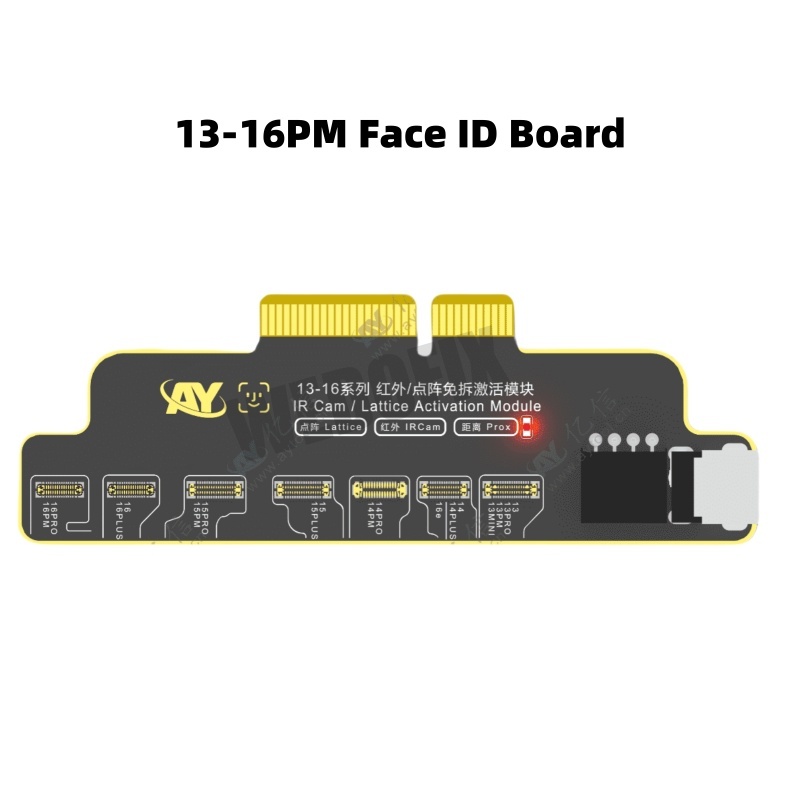 Latest AY108 13-16PM Face ID Flex with Programmer Board for iPhone Dot Matrix Repair No Soldering No Disassembly