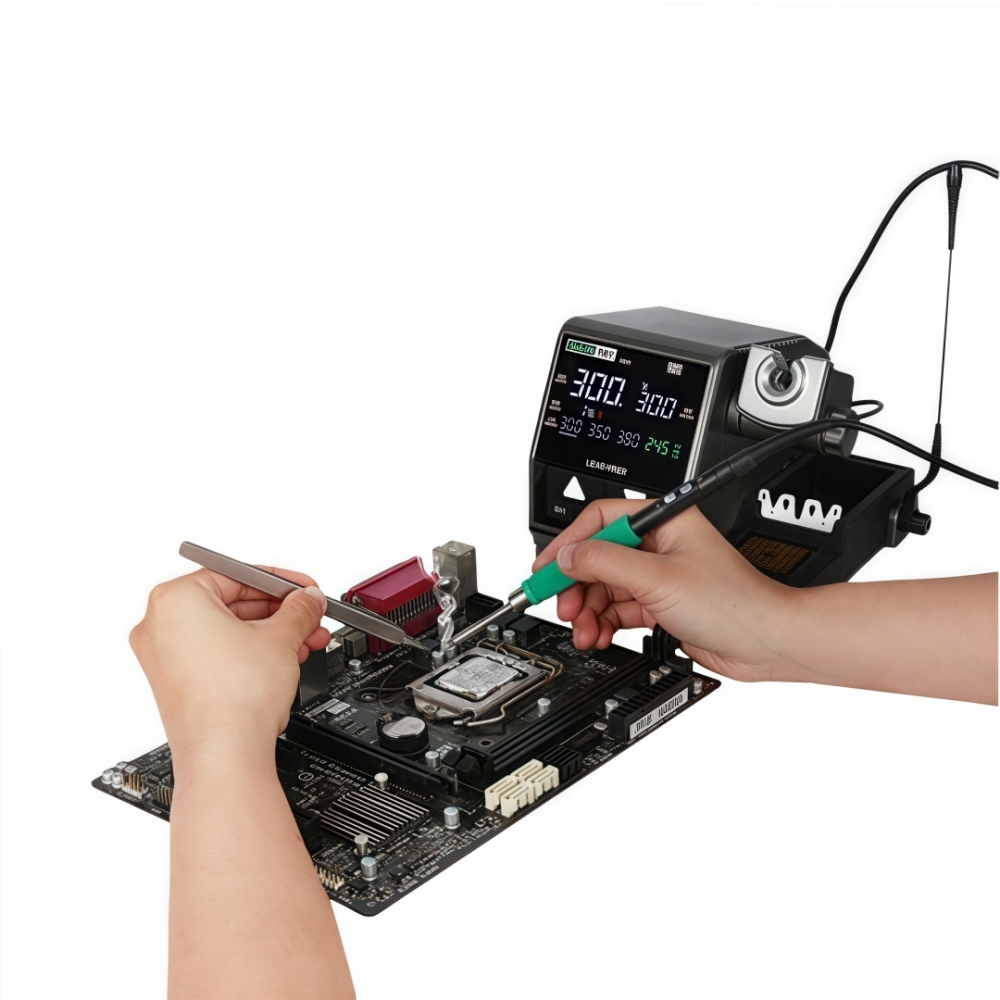 SUGON T61 Precision Soldering Station – 400W High-Power Soldering Iron for Electronics & Automotive Repair, Fast Melting & Efficient Heating
