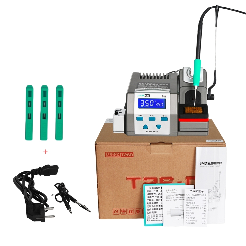 Sugon T26D 120W Leed-Free Solder Iron Station Compatible with C210 Handle