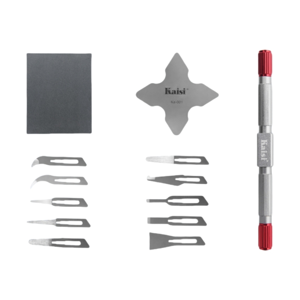 Kaisi 310 Double-Head CPU Glue Removal Tool IC NAND WiFi Glue Scraper Pry Knife
