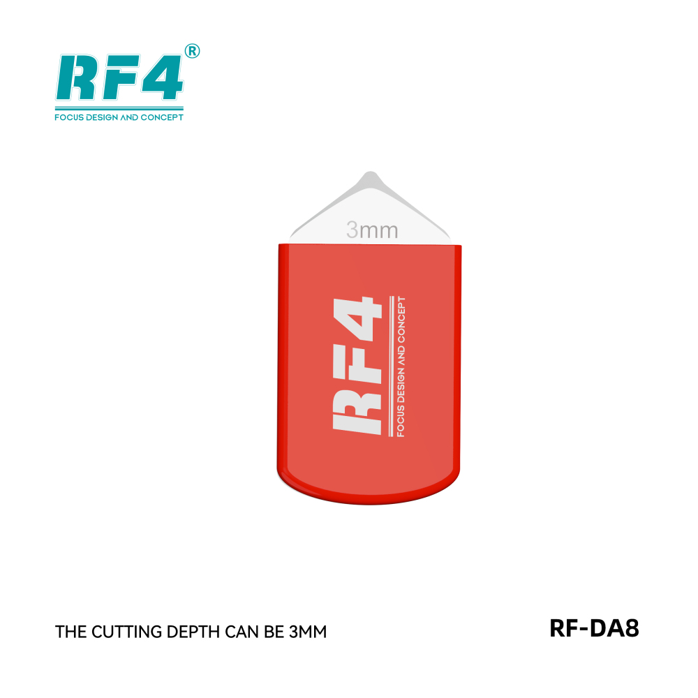 RF4 new product 3pcs/lot glue removeal blade RF-DA8,suitable for mobile phone/tablet screen dismantling frame,high hardness,burable,smooth edge